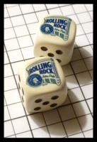 Dice : Dice - My Designs - Beer Rolling Rock Beer Pair - Sept 2012